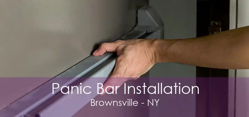 Panic Bar Installation Brownsville - NY