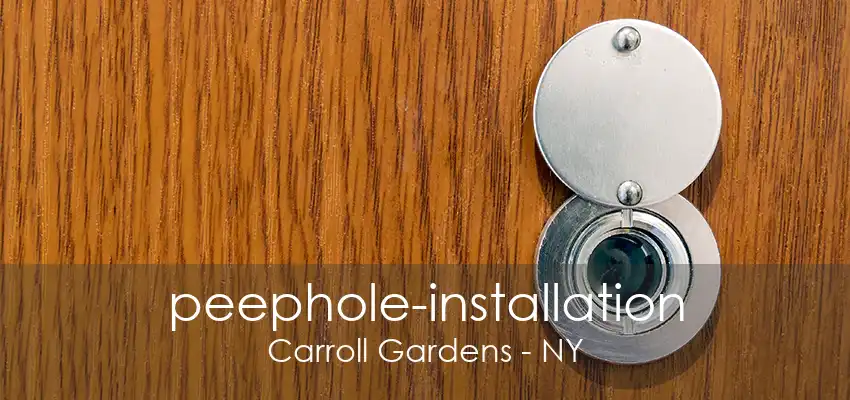 peephole-installation Carroll Gardens - NY