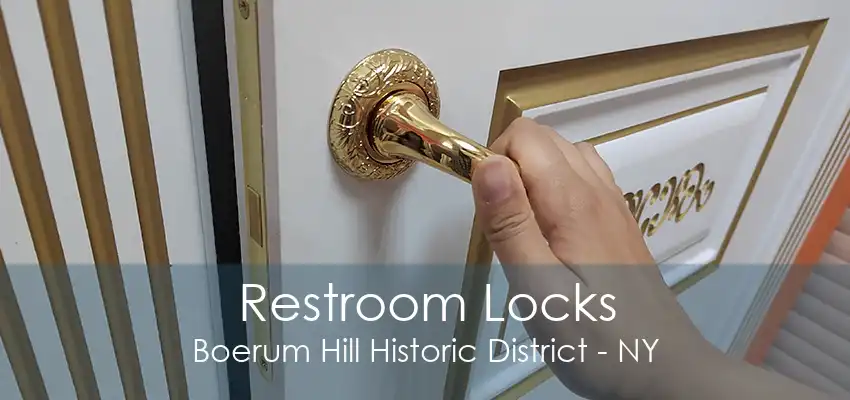 Restroom Locks Boerum Hill Historic District - NY